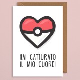 Biglietto di auguri Pokeball