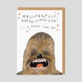 Biglietto di auguri Chewbecca