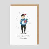 Biglietto di auguri di Natale Spock