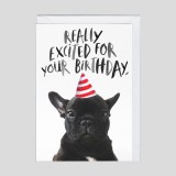 Biglietto di auguri Bulldog di compleanno