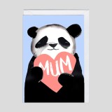 Biglietto di auguri Panda