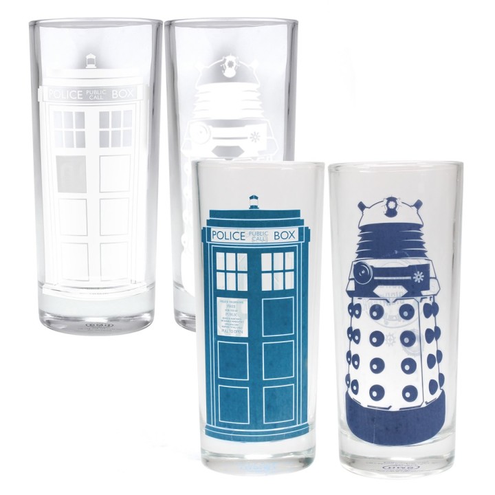 Bicchieri termosensibili TARDIS e Dalek