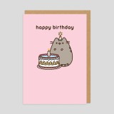 Biglietto di compleanno Pusheen Cat