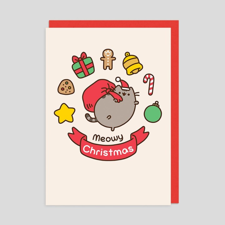 Biglietto di auguri Pusheen Meowy Christmas