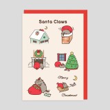 Biglietto di Natale Pusheen ruba biscotti