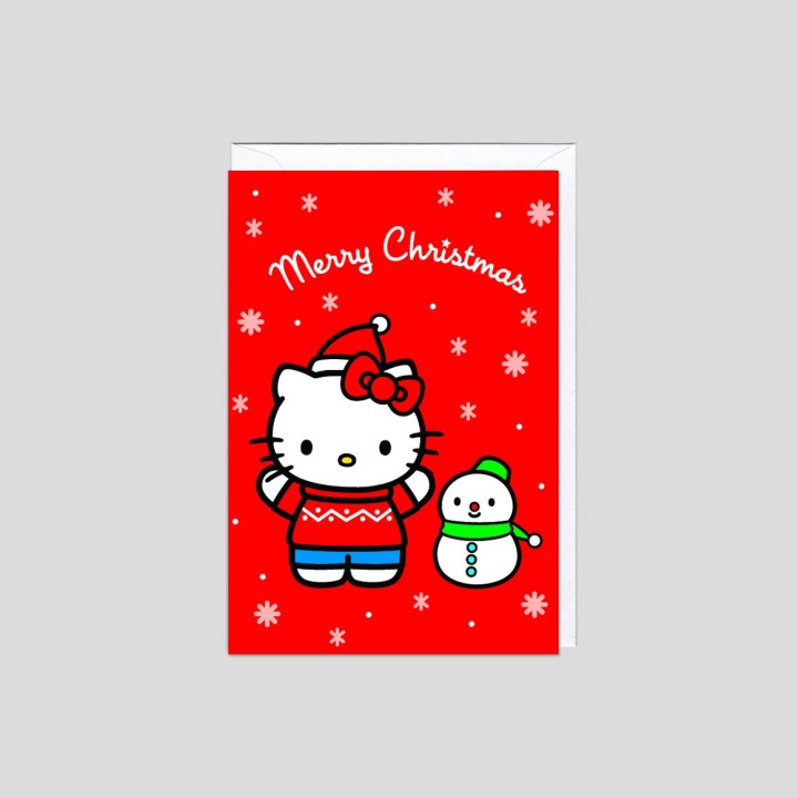 Mini Biglietto di Natale Hello Kitty
