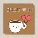 Biglietto di auguri Caffè espresso