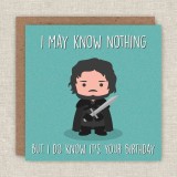Biglietto di compleanno Jon Snow