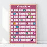 Poster 100 cocktail