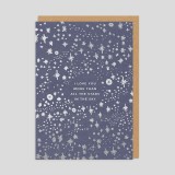 Biglietto di auguri Stelle