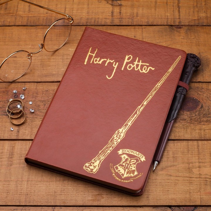 Agenda di Harry Potter con bacchetta