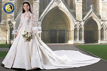 La bambola di Kate Middleton in abito da sposa