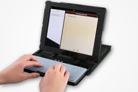 Hard case con tastiera per iPad 2