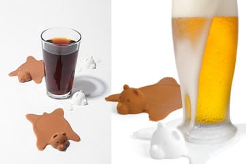 Una finta pelle d’orso per sottobicchiere
