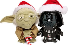 I peluche natalizi di Star Wars