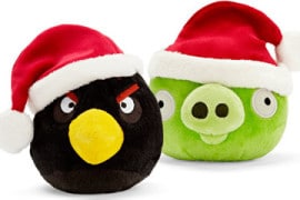 I peluche natalizi di Angry Birds