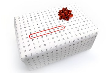 La carta da regali enigmistica