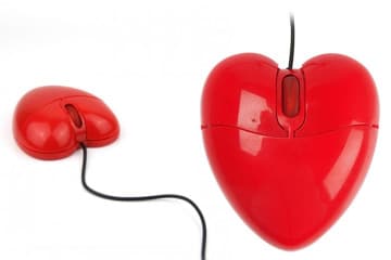 Mouse a forma di cuore