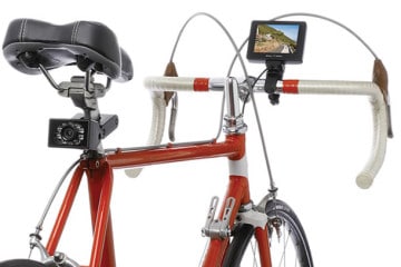 La videocamera retrovisore da bicicletta
