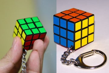 Il portachiavi di Rubik