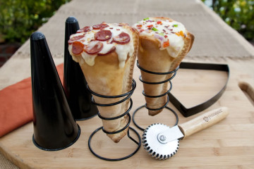 Un cono di pizza