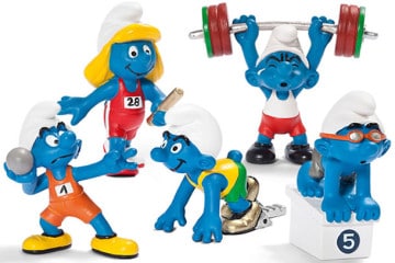 I Puffi alle Olimpiadi di Londra 2012