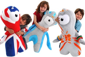 Le mascotte olimpiche giganti