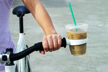Il porta bicchieri da bici