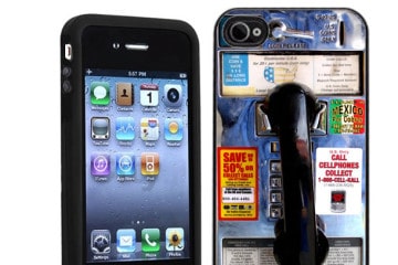 L’iPhone 4 e 4S in stile telefono pubblico