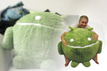 Il pupazzo gigante di Android