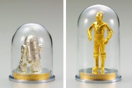 R2-D2 e C-3PO in argento e oro r2-d2-argento-c3-po-oro