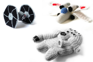 I veicoli di Star Wars fatti all’uncinetto