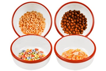 Il set di tazze per cereali