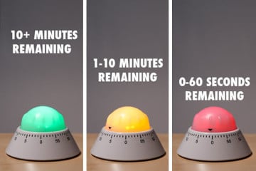 Timer con allarme luminoso