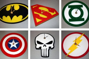 Gli orologi da parete supereroici