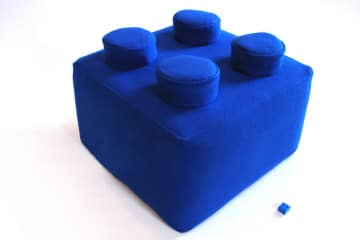 Il cuscino a forma di LEGO