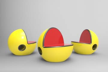 Pac Seat, la sedia dedicata a Pac-Man