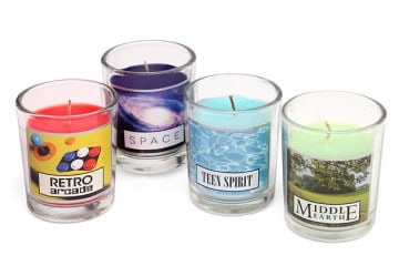 Le candele Geek