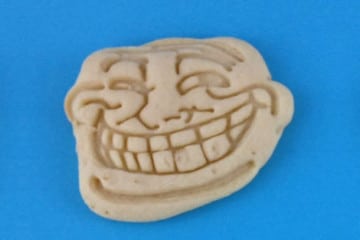 Stampo per biscotti Troll Face