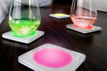 I sottobicchieri luminosi della Philips