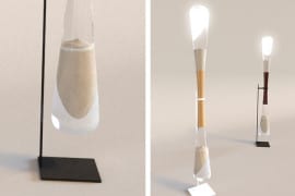 La lampada clessidra lampada-clessidra