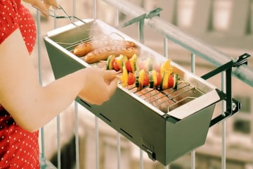 Balcony, il mini barbecue da balcone