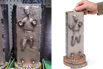Il salvadanaio Han Solo nella carbonite