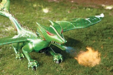 Il drago sputafuoco radiocomandato