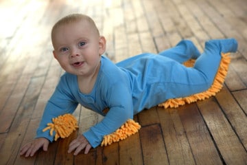 Baby Mop, per neonati da pulizie