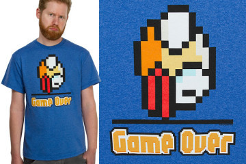La maglietta Game Over Flappy Bird