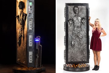 Han Solo nella carbonite in scala 1:1