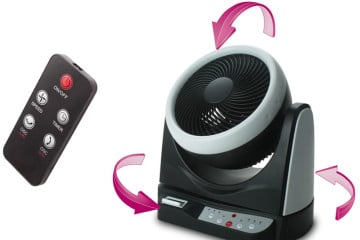 Il ventilatore con doppia oscillazione
