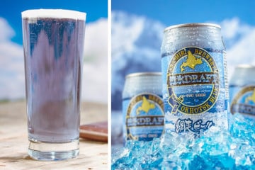 Abashiri, la birra blu
