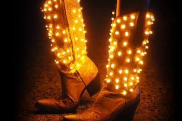 Stivali da Cowboy Luminosi